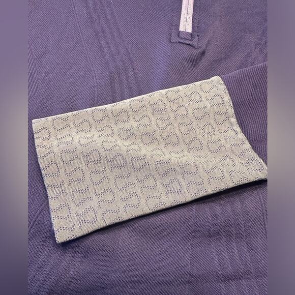 Lululemon Wet Dry Warm 1/2 Zip Pull Over Size 2/4 GUC Purple - Picture 2 of 7